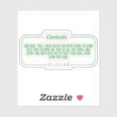 創世記1:29 シール (シート)