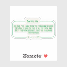 創世記1:29 シール