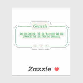 創世記1:4 シール