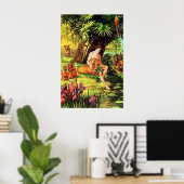 創世記2神が最初の人を造る ポスター (ホームオフィス)