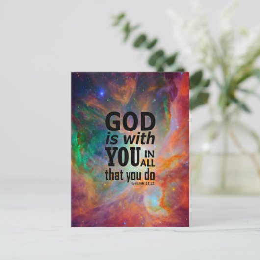 創世記21:22 ポストカード (スタンド正面)