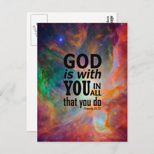 創世記21:22 ポストカード (正面/裏面)