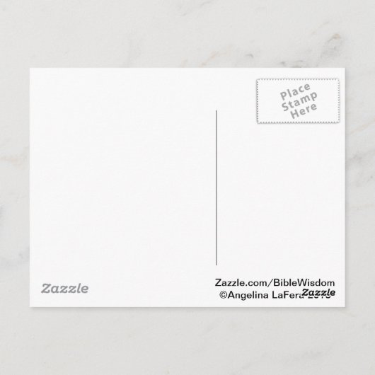 創世記21:22 ポストカード (裏面)