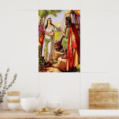 創世記24イサクの妻のポスター ポスター (キッチン)