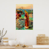 創世記26アイザックDigs Wellsポスター ポスター (キッチン)