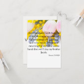 創世記27:41 KJV聖書聖なる書物、 経典Pic Greeting カード (正面/裏面インサイチュ)