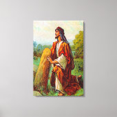 創世記28ヤコブ神のキャンバスから夢を持つ キャンバスプリント (正面)