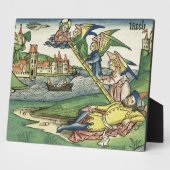 創世記28 10ヤコブの梯子、'ニュルンベルクから フォトプラーク (側面)