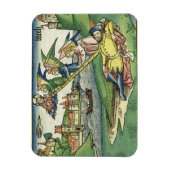 創世記28 10ヤコブの梯子、'ニュルンベルクから マグネット (縦)