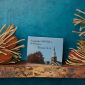 創世記28:16確かに主はこの場所にいる フォトプラーク (側面)