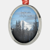 創世記28:16確かに主はこの場所にいる。 メタルオーナメント (左)