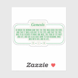 創世記3:6 シール