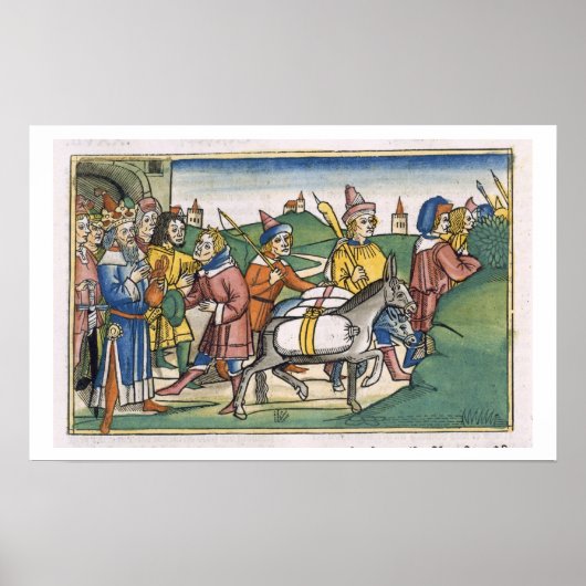 創世記41 14-24パロの夢、「ニュー」から ポスター (正面)