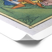 創世記42 1-5ヨセフの兄弟たちはエジプトに到着する。 ポスター (角)