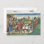 創世記42 25-28ヨセフは兄弟を家に送る ポストカード (正面/裏面)