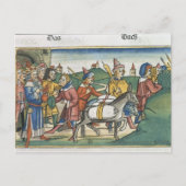 創世記42 25-28ヨセフは兄弟を家に送る ポストカード (正面)