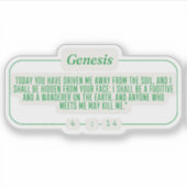 創世記4:14 シール (正面)