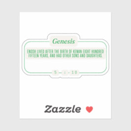 創世記5:10 シール