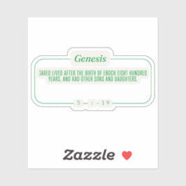 創世記5:19 シール