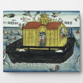 創世記6:11-24ノアの箱舟、ニュルンベルクよだれかけ フォトプラーク (正面)