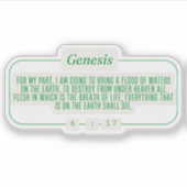 創世記6:17 シール (正面)