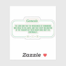 創世記6:5 シール