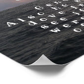 創世記8:8 ポスター (角)