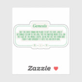 創世記8:9 シール (シート)