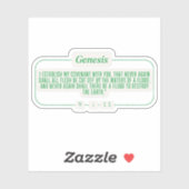 創世記9:11 シール (シート)