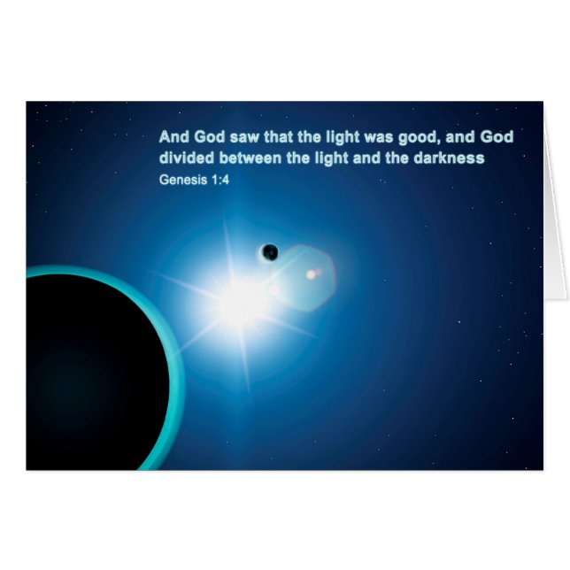 創世記 – 光と闇 (正面横)