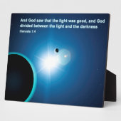創世記 – 光と闇 フォトプラーク (側面)