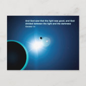 創世記 – 光と闇 ポストカード (正面)