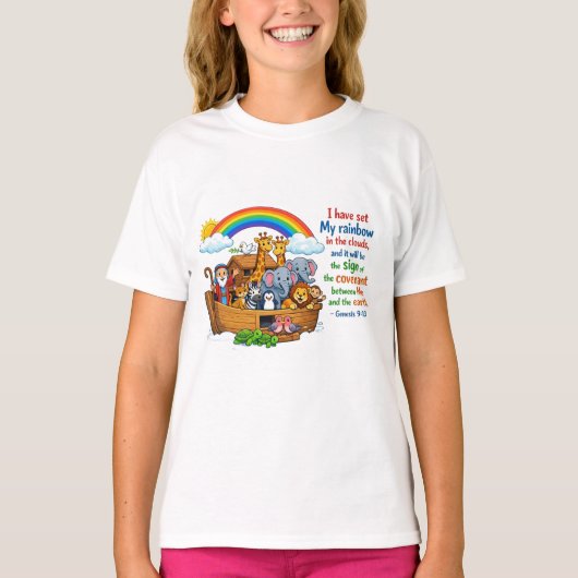 創世記 9:13 Tシャツ (正面)
