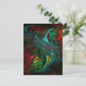 創作抽象アートポストカード ポストカード (スタンド正面)