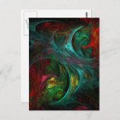 創作抽象アートポストカード ポストカード (正面/裏面)
