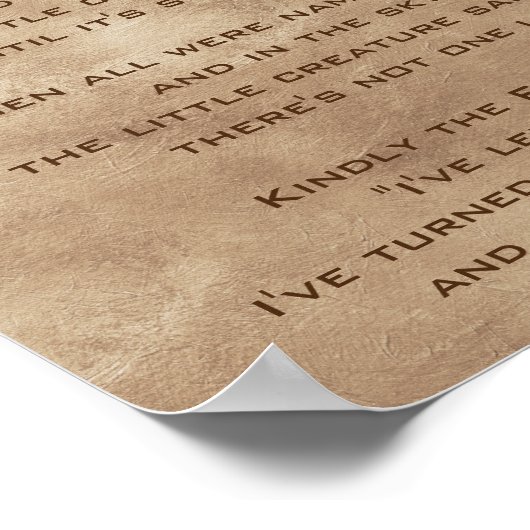 創作犬詩 ポスター (角)