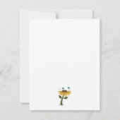 創作者のキャンバス · 黄色い花 招待状 (裏面)