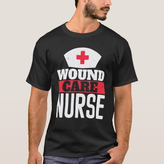 創傷ケア看護師 医療Tシャツ Tシャツ (正面)