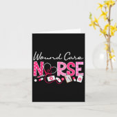 創傷気にナースバレンタインデー看護おもしろいサイト カード (黄色い花)