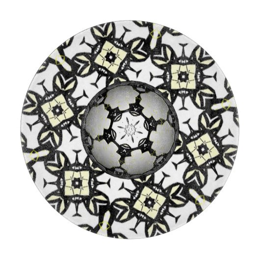 創刊号のカレイドスコープアート１０ カッティングボード (正面)