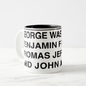 創始者のコーヒー・マグ ツートーンマグカップ (正面左)