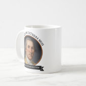 創始者のマグ: ジョージ・ワシントン コーヒーマグカップ (正面左)