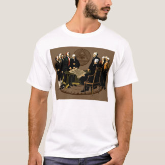 創始者の自由1776年7月4日 Tシャツ