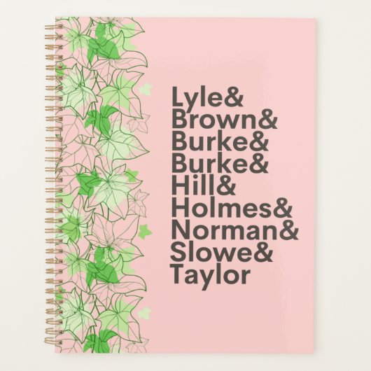 創始者 プランナー手帳 (正面)