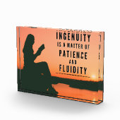 創意工夫の忍耐力感動的- フォトブロック (右)