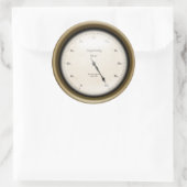 創意工夫メーター産業機械時代スチームパンク ラウンドシール (バッグ)