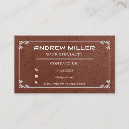 創業パーソナライズされた者連絡情報カード 名刺