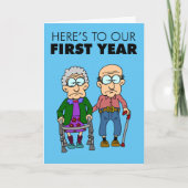 創業結婚記念日 カード (正面)