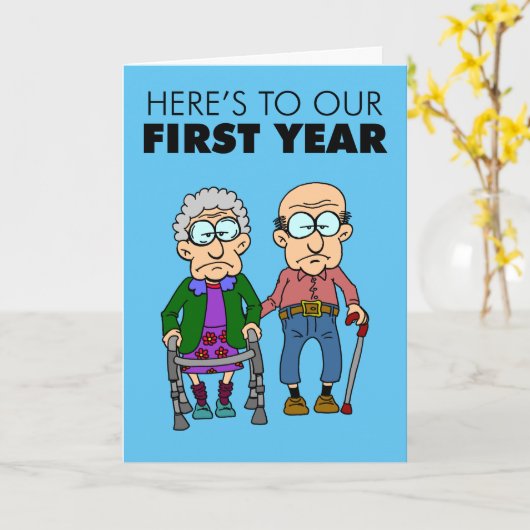 創業結婚記念日 カード (黄色い花)