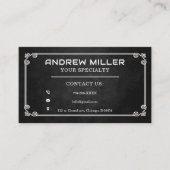 創業者パーソナライズされたのビジネスモダンカードアイディア 名刺 (正面)